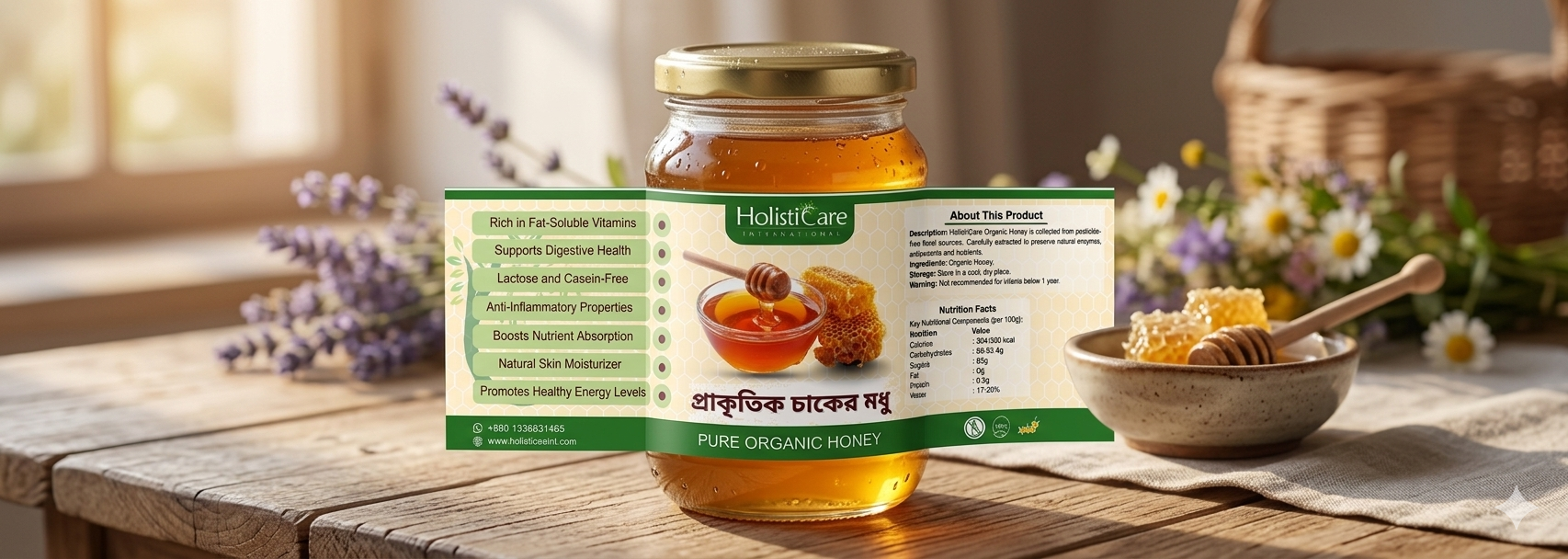 প্রাকৃতিক (গ্রামের) চাকের মধু - ৫০০ গ্রাম