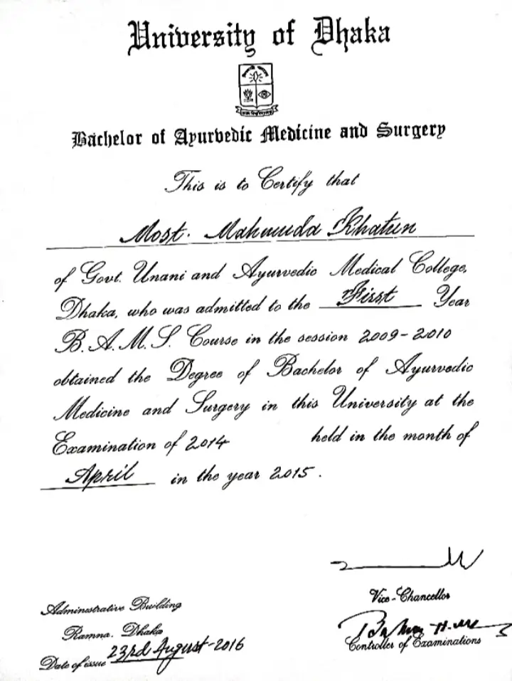 Dr. Mahmuda Khatun